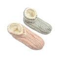 Warm Knitted Fuzzy Ballerina House Slippers